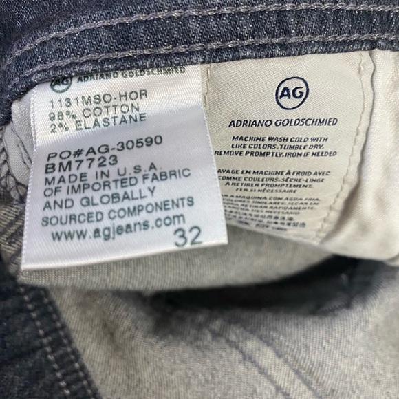 AG Adriano Goldschmied The Matchbox Slim Straight 32x36 - Picture 10 of 10